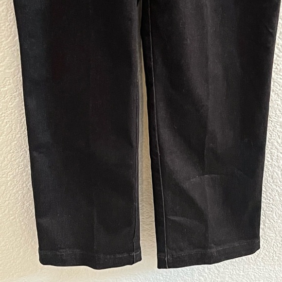 ST. JOHN SPORT Black Straight Leg Trousers Pants Size 2 - Picture 3 of 7